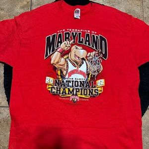 Vintage 2002  Men’s university of Maryland men’s basketball champ shirt Sz XXL
